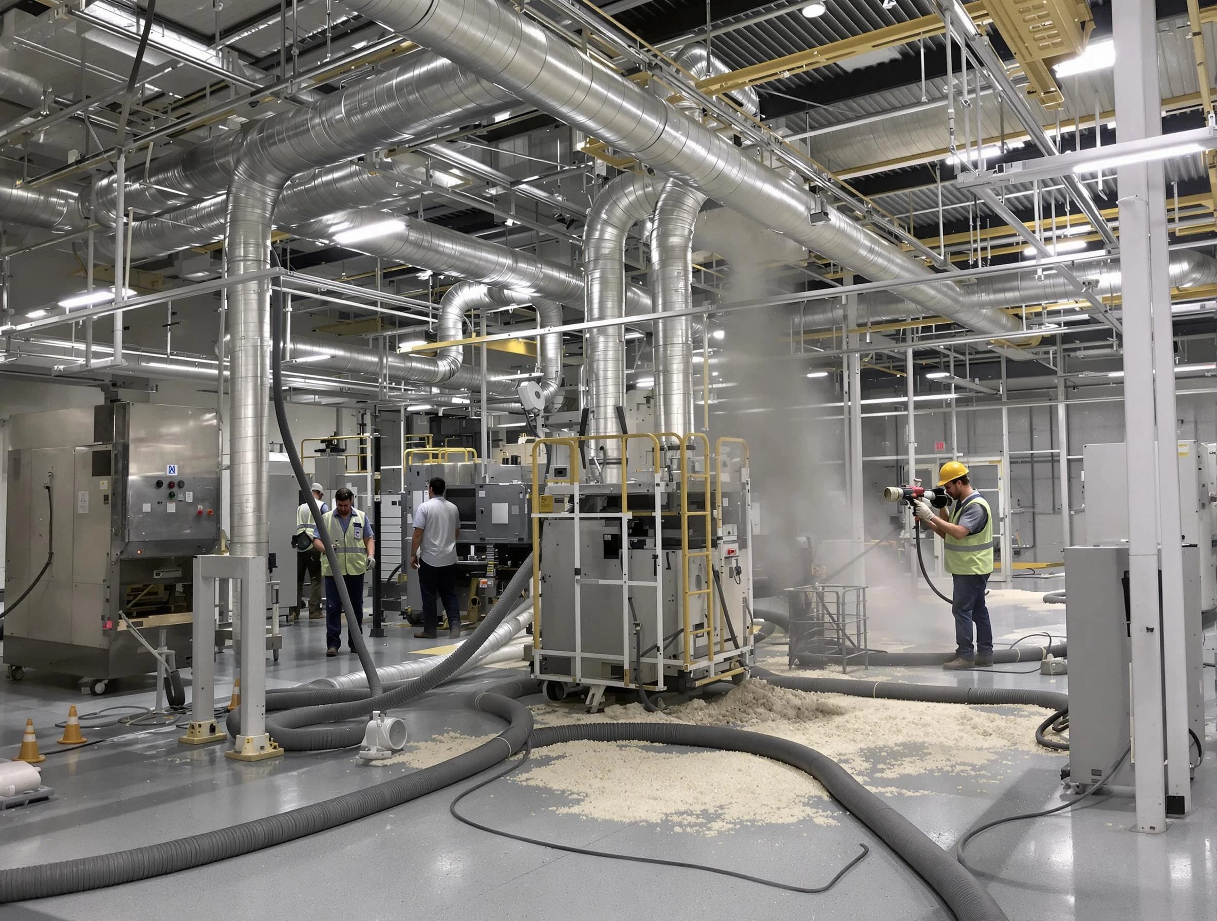 Heavy-duty industrial duct cleaning by Stockbridge Air Duct Cleaning in Stockbridge