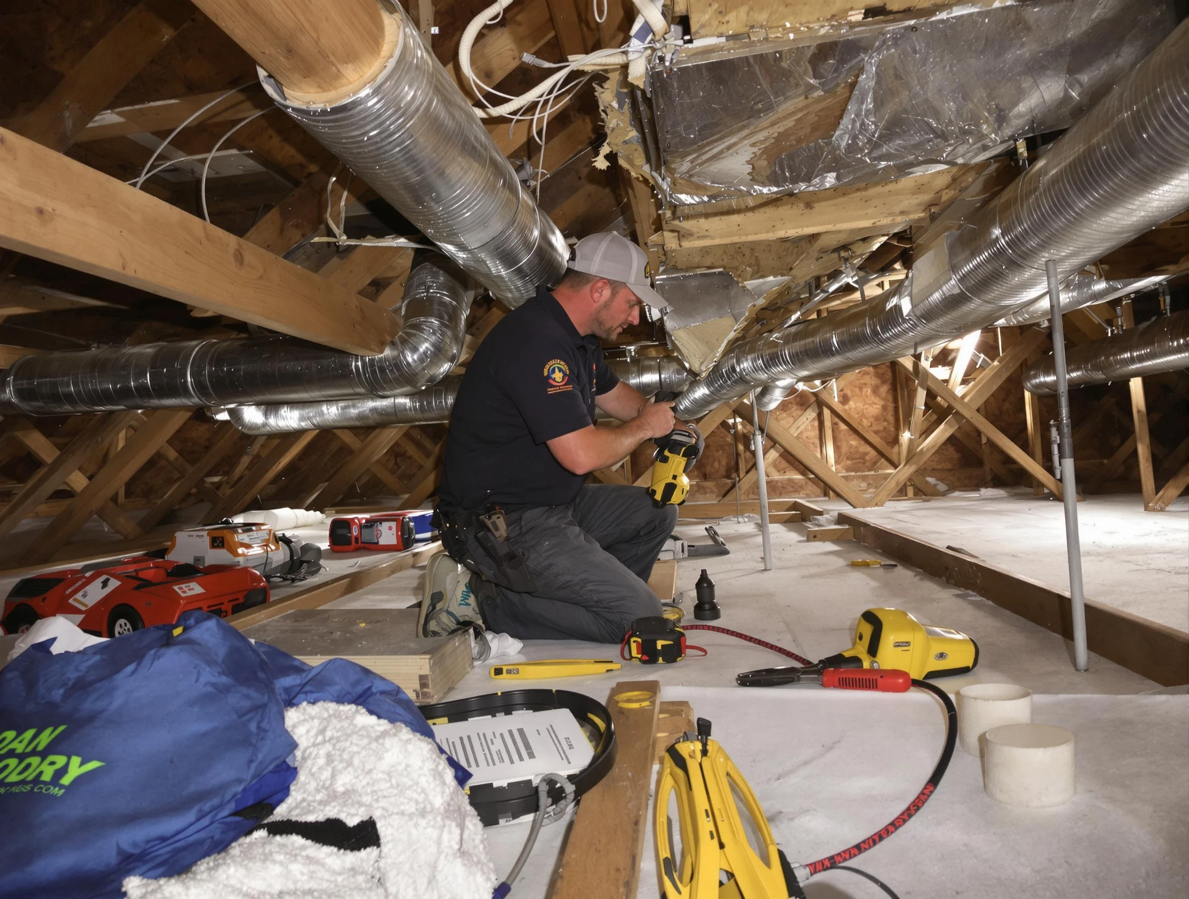 Professional air duct repair by Stockbridge Air Duct Cleaning in Stockbridge